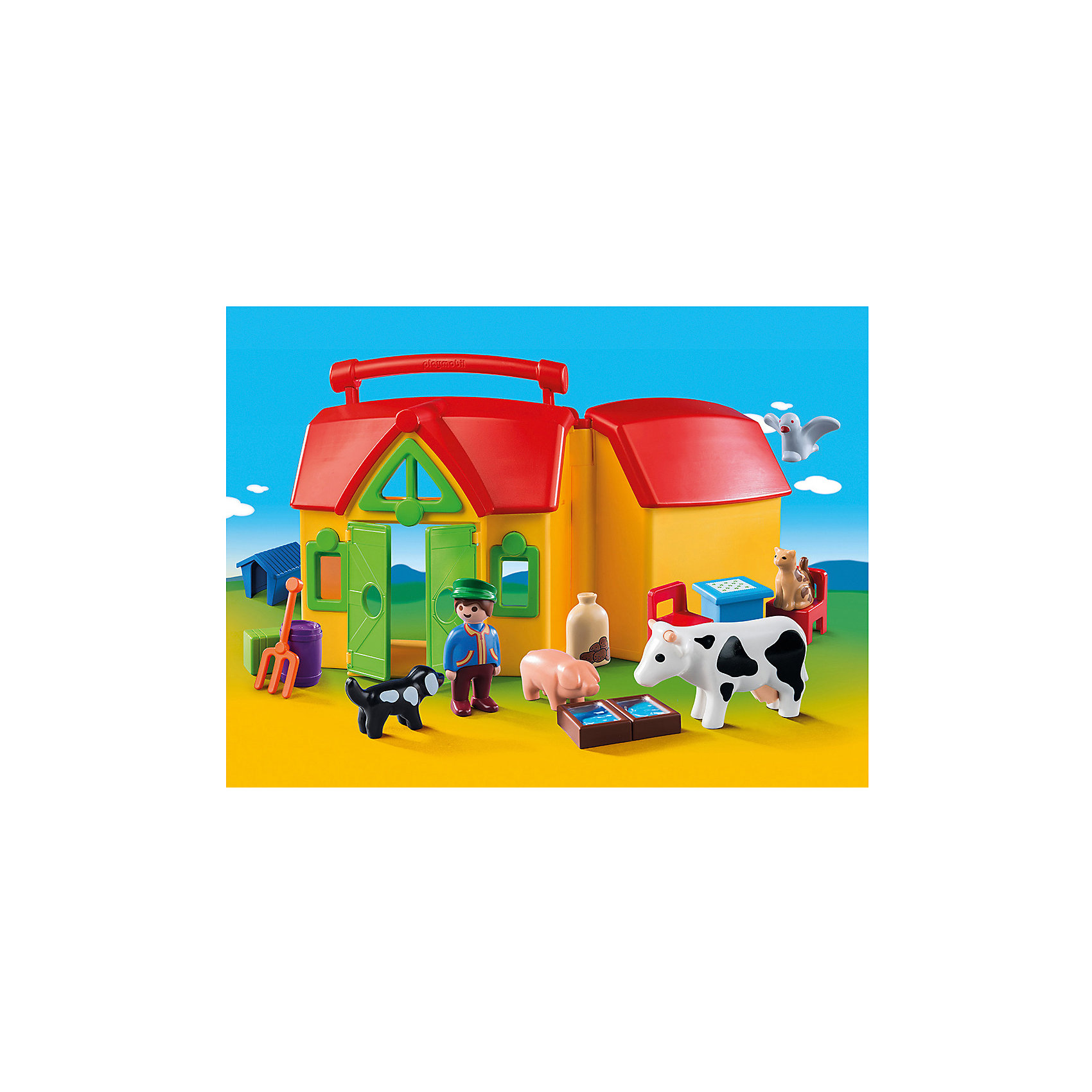 

Конструктор Playmobil Ферма - возьми с собой, 15 деталей