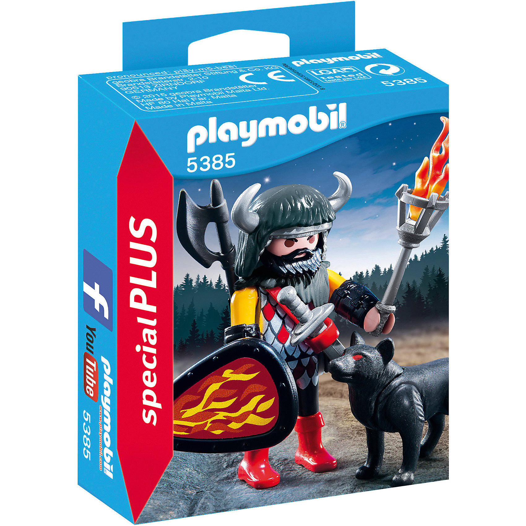 фото Конструктор Playmobil "Экстра-набор" Воин Волка Playmobil®