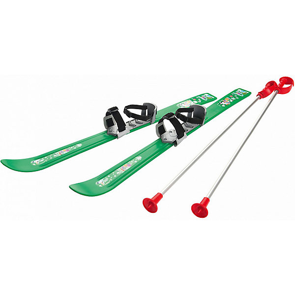 

Лыжи с палками Gizmo Riders Baby Ski, зеленые