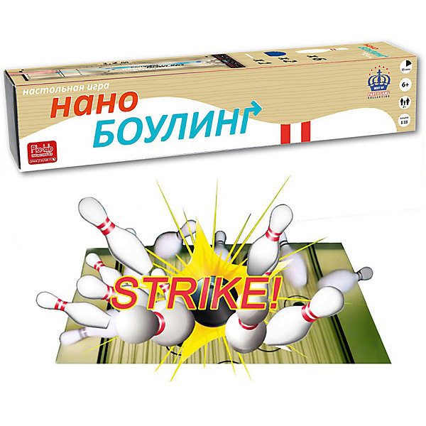 Игра "Нано-Боулинг" в тубусе, MARTINEX 4297010