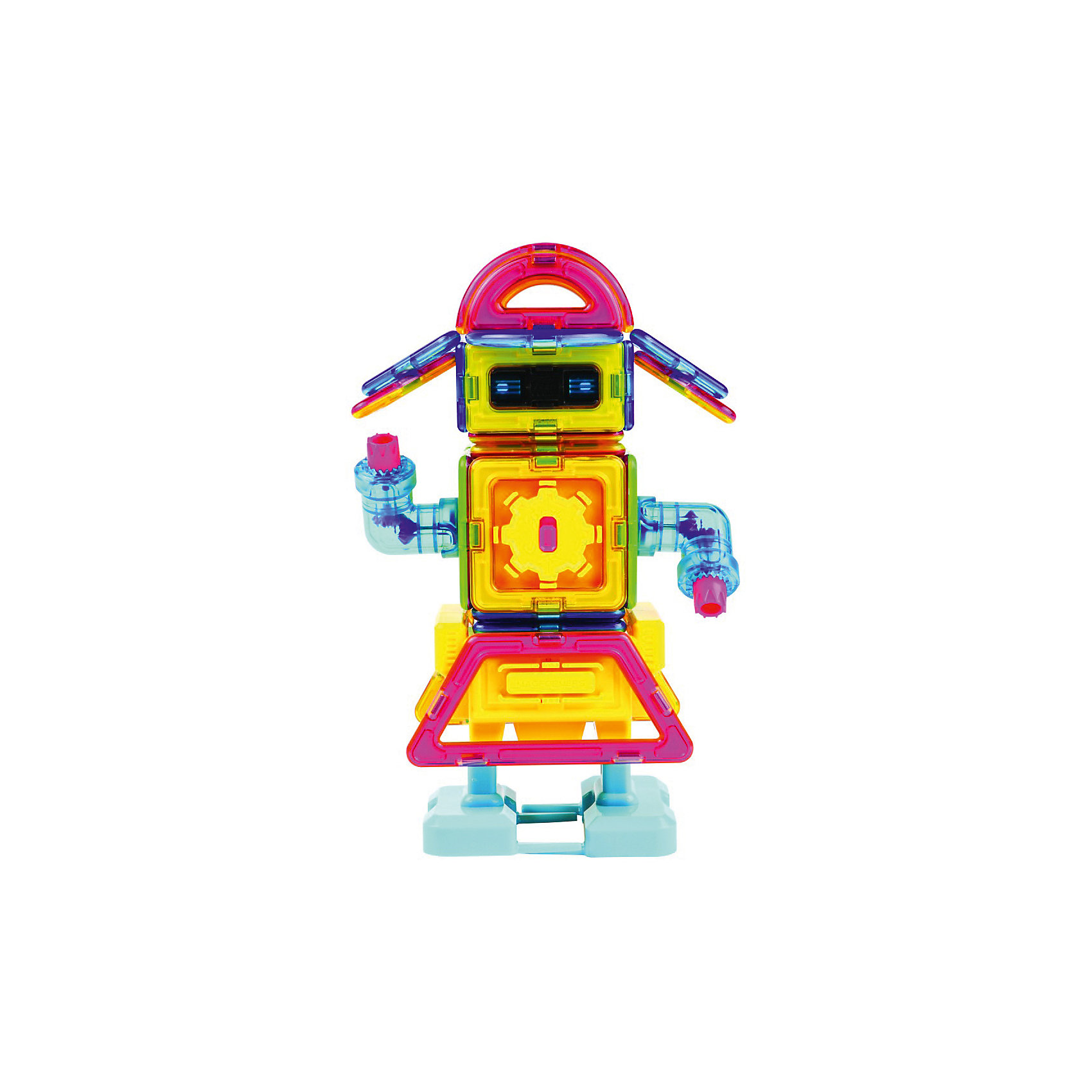 Робот из магнитного конструктора. Магнитный конструктор Magformers Walking Robot Set 45 деталей. Магнитный конструктор 128 деталей робот. Конструктор магнитный робот Junfa. Магформерс конструктор Хай-тек робот 45 деталей.