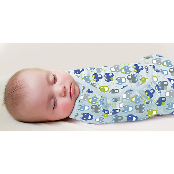 

Конверт для пеленания на липучке, SWADDLEME®, р-р L, 3 шт., машинки