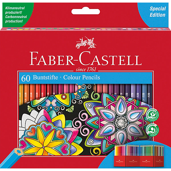 

Карандаши цветные Faber-Castell, 60 цветов