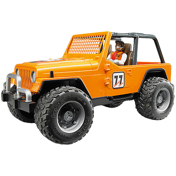 

Внедорожник с гонщиком "Cross Country Racer", оранжевый, Bruder
