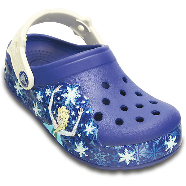 

Сабо Lights Frzen Clg K для девочки Crocs, Синий