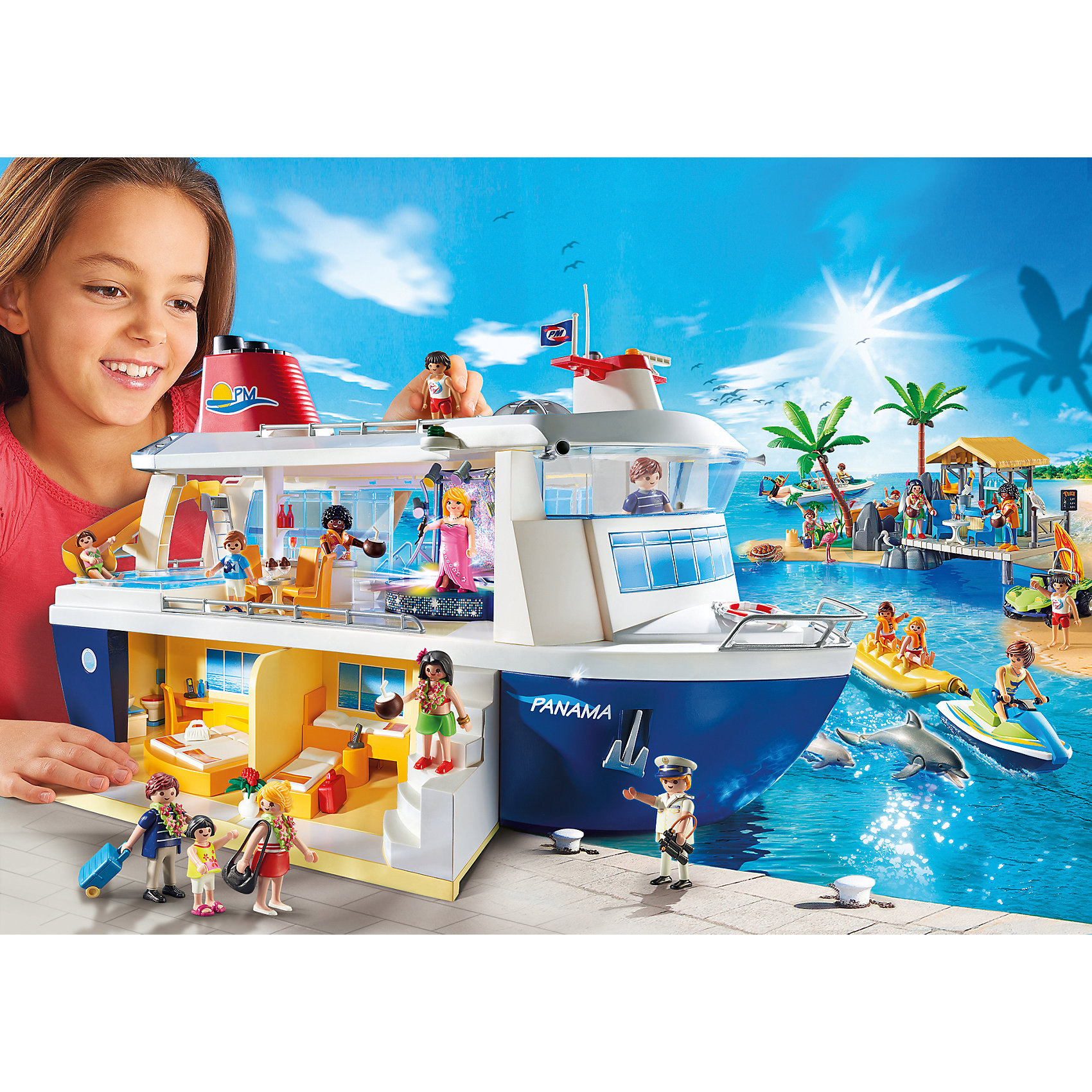 фото Конструктор Playmobil Дайвинг с катером, 11 деталей Playmobil®