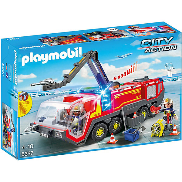 

Конструктор Playmobil "Городской Аэропорт" Пожарная машина со светом и звуком