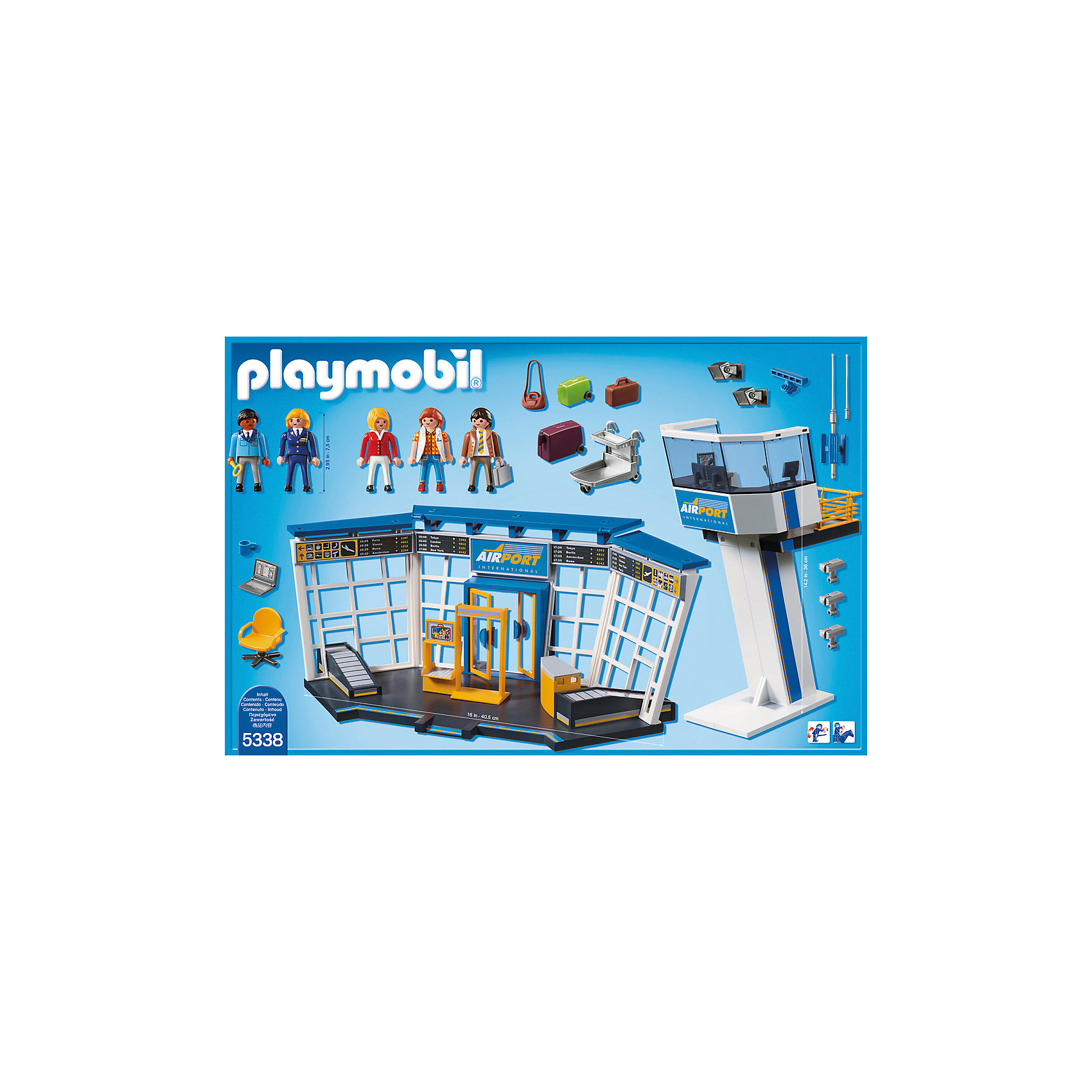 фото Конструктор Playmobil "Городской Аэропорт" Аэропорт с диспетчерской вышкой Playmobil®