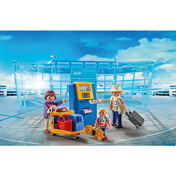 

Конструктор Playmobil "Городской Аэропорт" Семья на регистрации