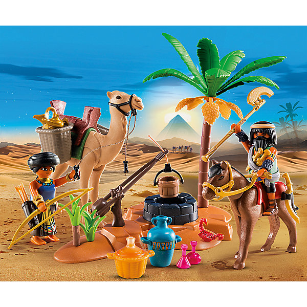 

Конструктор Playmobil "Римляне и Египтяне" Лагерь Расхитителей гробниц
