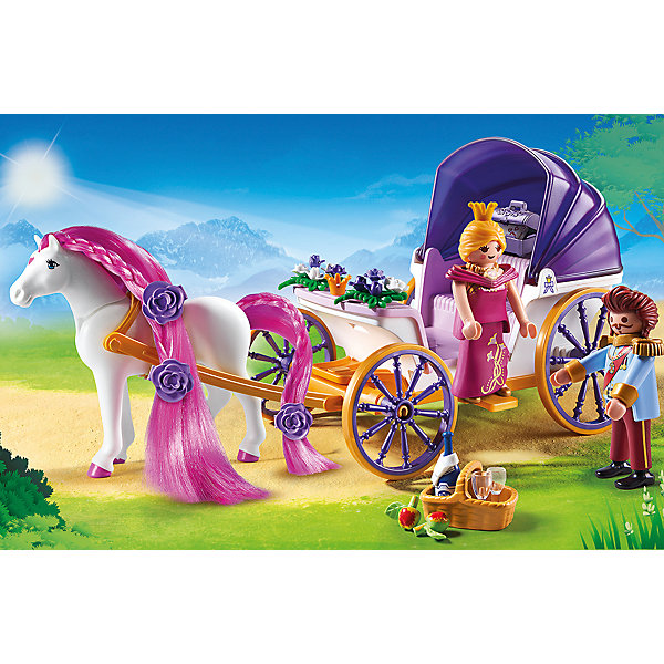 

Конструктор Playmobil "Замок Принцессы" Королевская чета с каретой