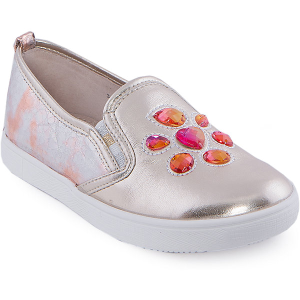 

Слипоны для девочки Indigo kids, Золотой
