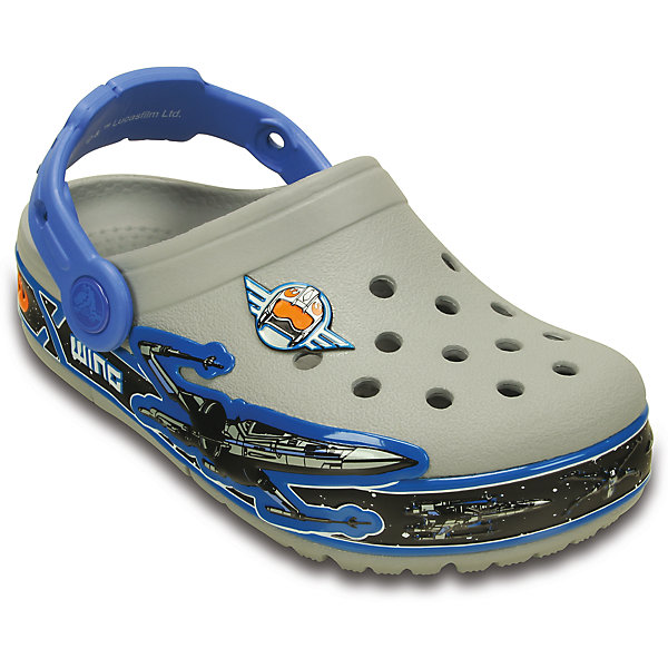 

Сабо со светодиодами Kids’ CrocsLights Star Wars X-Wing Clog Crocs, Серый, Сабо со светодиодами Kids’ CrocsLights Star Wars X-Wing Clog Crocs