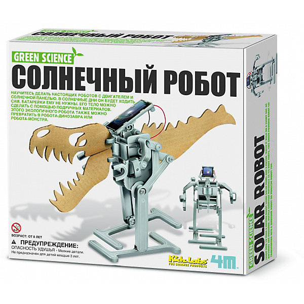 

Набор для робототехники 4М "Солнечный робот, Набор для робототехники 4М "Солнечный робот"