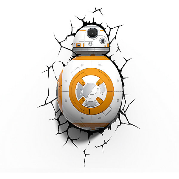 

Пробивной 3D светильник "Дроид BB-8", Звёздные Войны