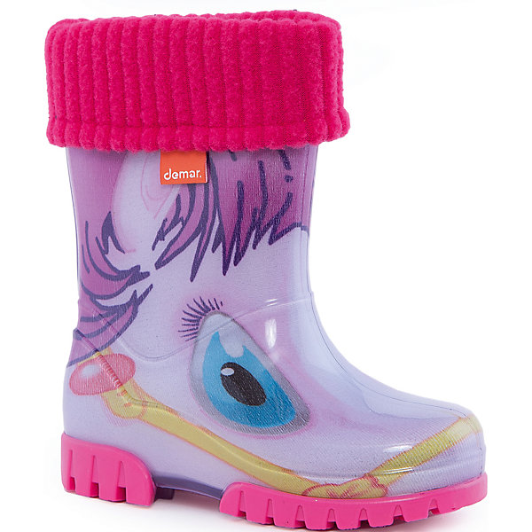 

Резиновые сапоги со съемным носком Demar Twister Lux Print, Белый