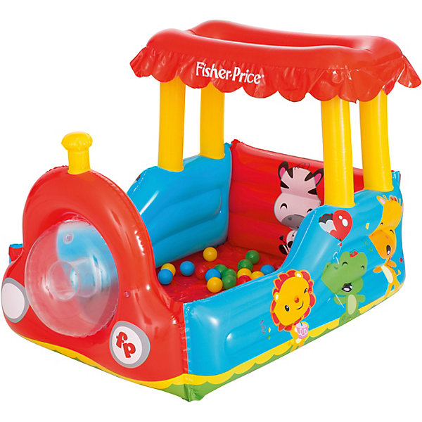 фото Игровой центр Паровоз с 25 шариками, Fisher Price, Bestway