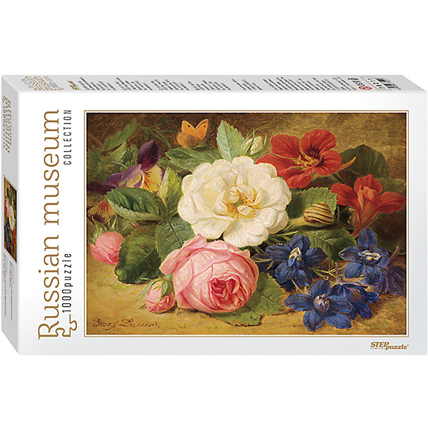 

Пазл "Букет цветов с улиткой", 1000 деталей, Step Puzzle