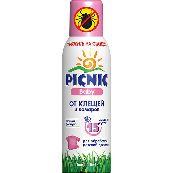 фото Аэрозоль от комаров picnic hypoallergenic, 125 мл