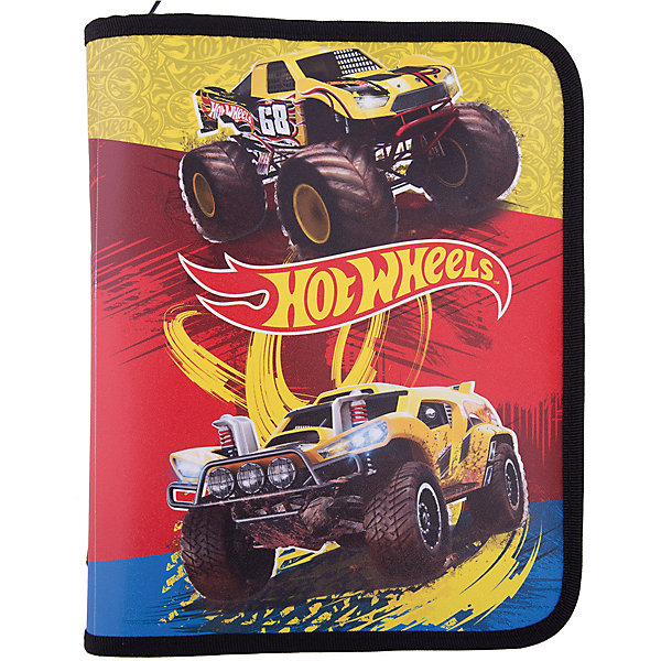 

Папка А5+ на молнии, Hot Wheels