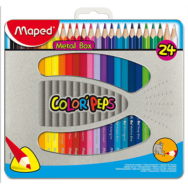 

Набор цветных карандашей COLORPEPS, 24 цв.