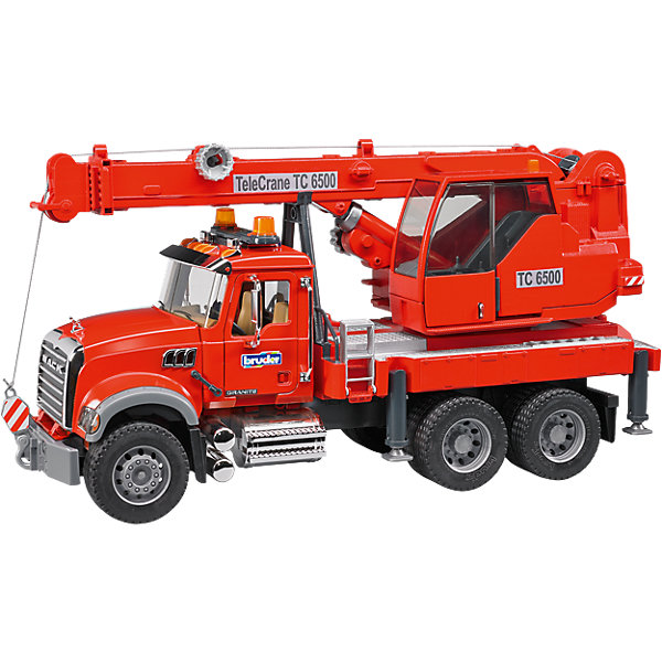 

Машинка Bruder Автокран Mack