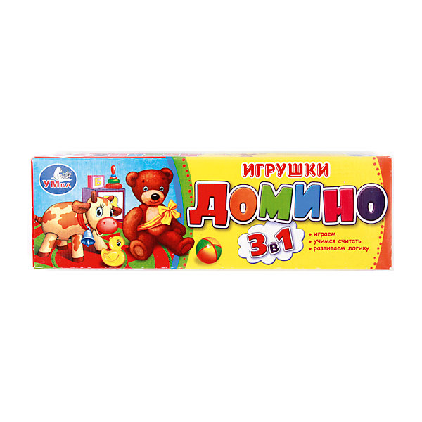 

Домино 3 в 1 Умка «Игрушки№
