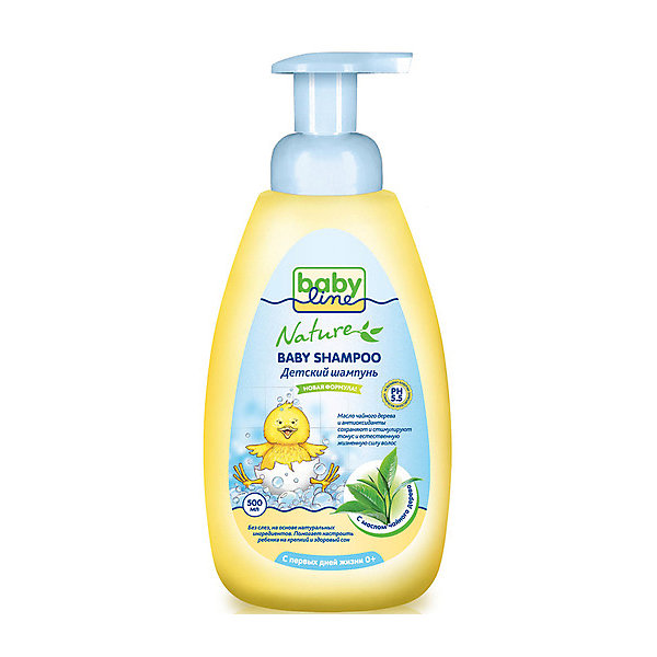 

Шампунь BabyLine Nature для младенцев с маслом чайного дерева 500 мл, Шампунь BabyLine Nature для младенцев с маслом чайного дерева 500 мл.