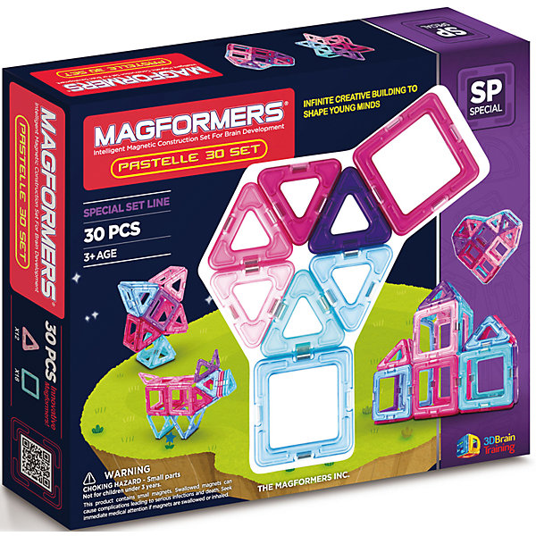 

Магнитный конструктор " 30 Pastelle", MAGFORMERS