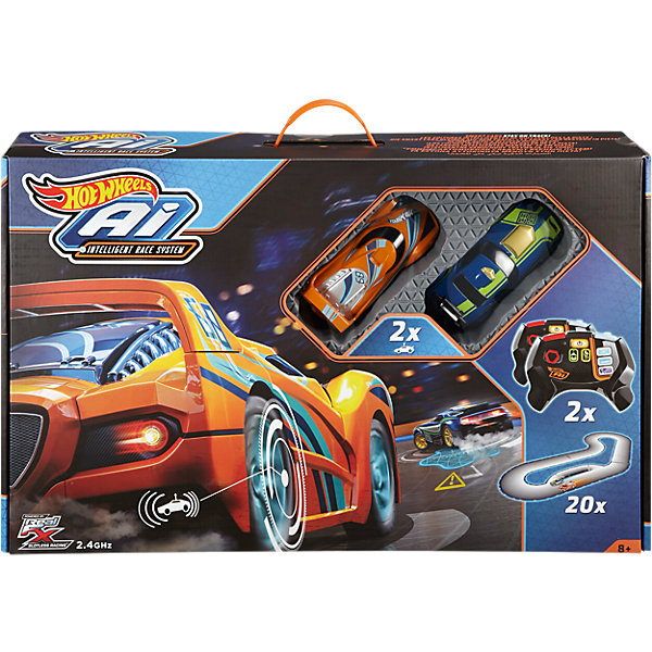 

"Умная" трасса с Р/У машинками, Hot Wheels