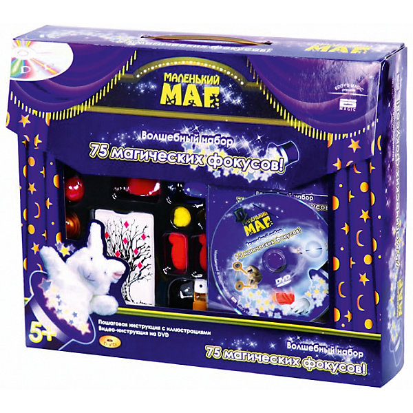

Набор для демонстрации 75 фокусов "Маленький маг"