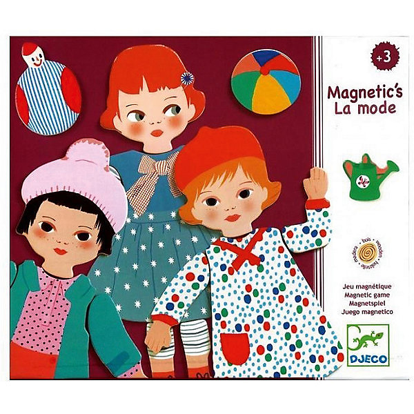 

Развивающая магнитная игра "Мода", DJECO