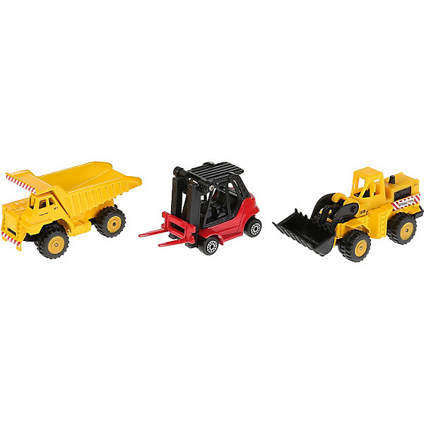 

Набор из 3-х машин "Стройтехника", 1:72, ТЕХНОПАРК