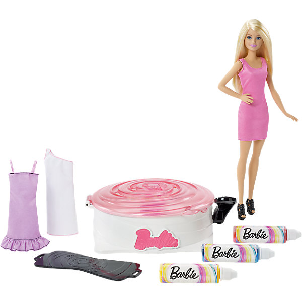 

Набор для создания цветных нарядов и кукла, Barbie