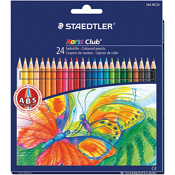 

Цветные карандаши "Noris club", 24 цв., Staedtler