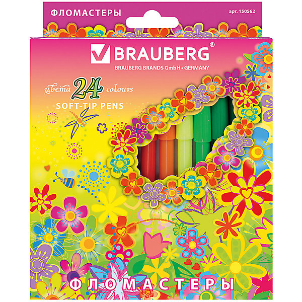 

Фломастеры "Blooming flowers", 24 цв.