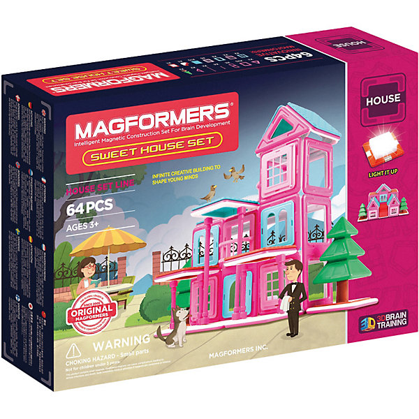 

Магнитный конструктор Sweet House, MAGFORMERS