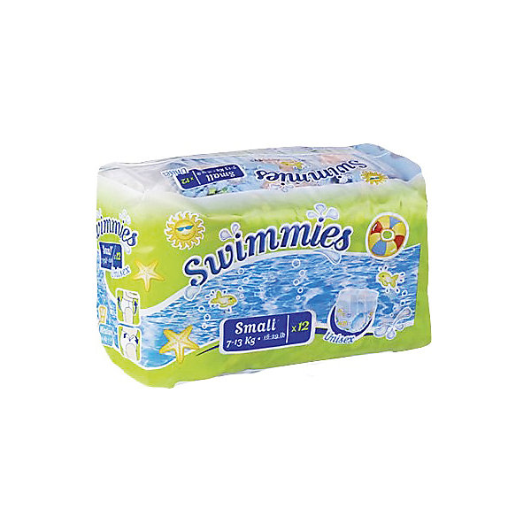 

Детские трусики для плавания Swimmies Small 7-13 кг, 12 шт., Helen Harper