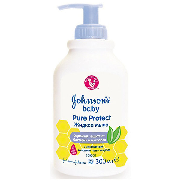 

Жидкое мыло 2 в 1 для мытья рук и тела Pure Protect 300 мл, Johnson`s baby