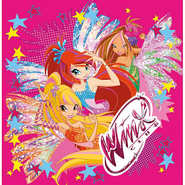 

Набор из 12-и салфеток, Winx Club