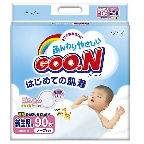 

Подгузники Mini Pack до 5 кг., 22 шт., NB*8, GOON