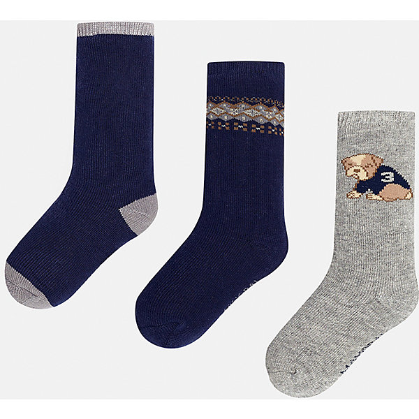 Комплект:3 пары носков для мальчика Mayoral 