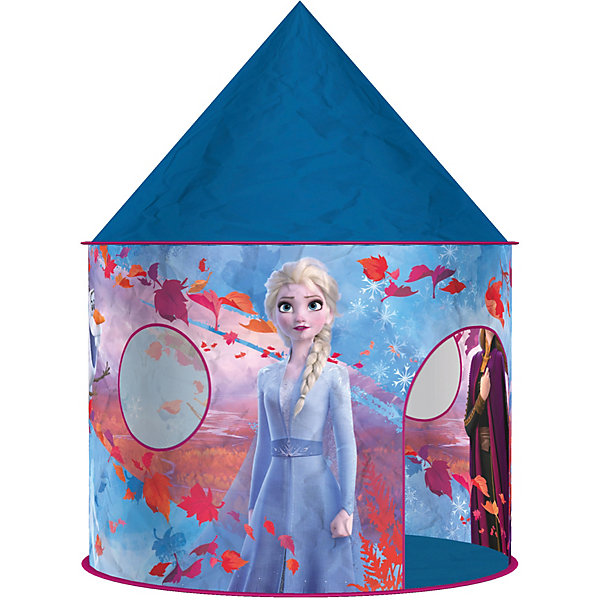 фото Палатка-дворец с подсветкой John "Холодное сердце", голубая