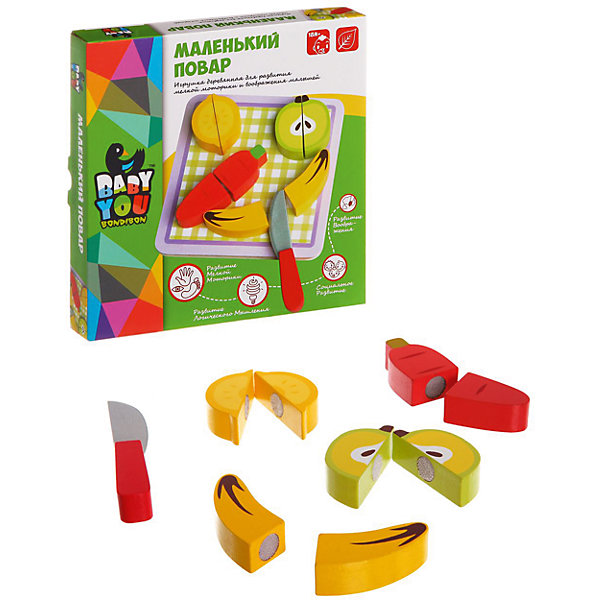 

Игровой набор из дерева "Маленький Повар", Bondibon