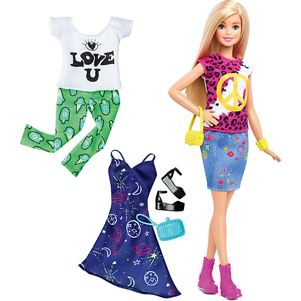 

Кукла + набор одежды, Barbie