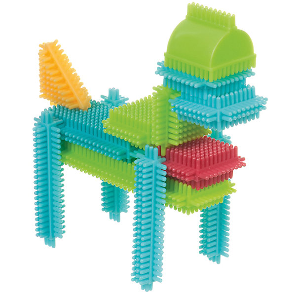 

Конструктор игольчатый в коробке, 56 деталей, Bristle Blocks