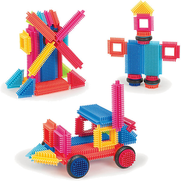 Конструктор игольчатый в коробке, 36 деталей, BRISTLE BLOCKS 4871812