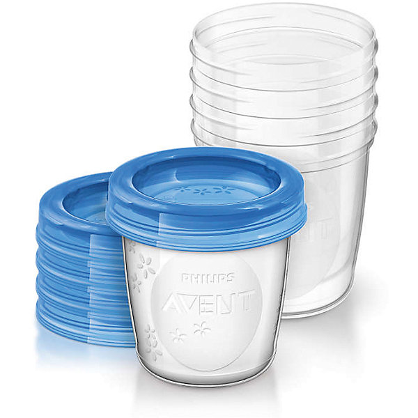 PHILIPS AVENT Контейнеры с крышками для хранения питания 5 шт. 180 мл, Philips Avent