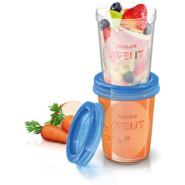 PHILIPS AVENT Контейнеры с крышками для хранения питания, 5 шт. 240 мл, Philips Avent