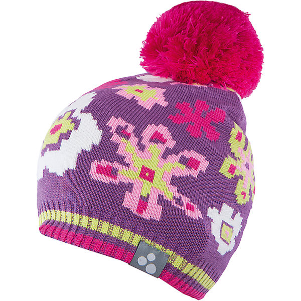 

Шапка Huppa Floral, Лиловый